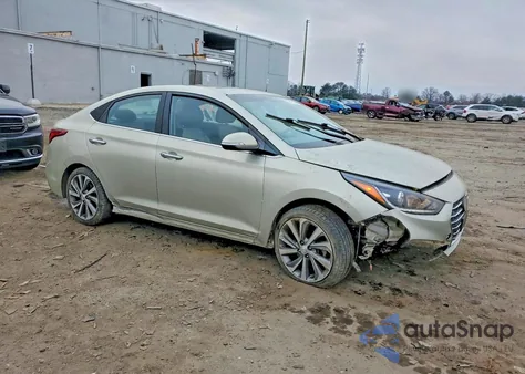 2018 Hyundai Accent Limited z USA, uszkodzony, nr VIN 3KPC34A35JE011685